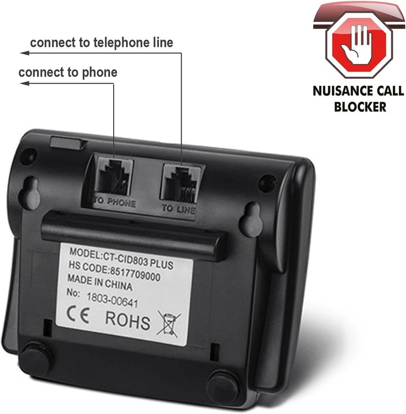 TelPal Call Blocker Box for Landline Phones with Caller ID Display, 4000 Number Capacity - to Block Hidden Numbers, Telemarketer Calls, Nuisance Calls, Hidden Numbers,Area Codes & Spam Calls - Image 4